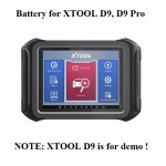 Battery Replacement for XTOOL D9 D9Pro Diagnostic Tool